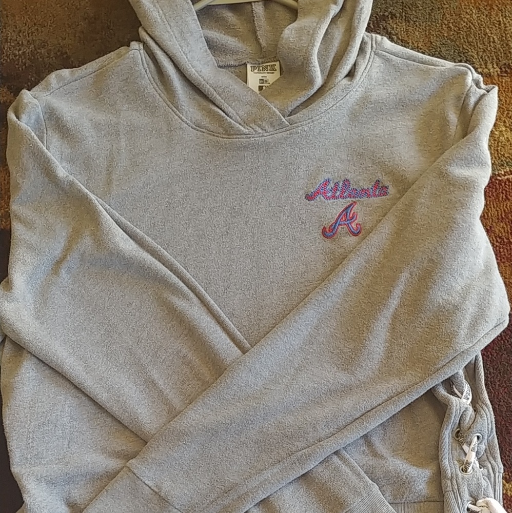 Womens Pink vs Atlanta braves warm up suit